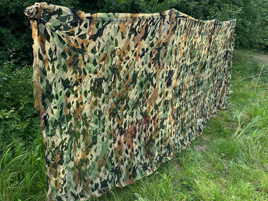 Spring Stealth green yellow brown 2-ply camouflage Hide Net 4mx1.5m (Hunting Shooting Blind)