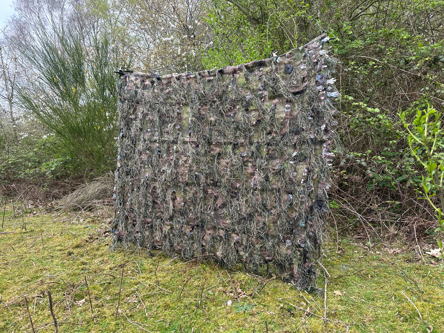 Woodland green camouflage 3D Leaf Ghillie Hide Net-2m x 1.5m