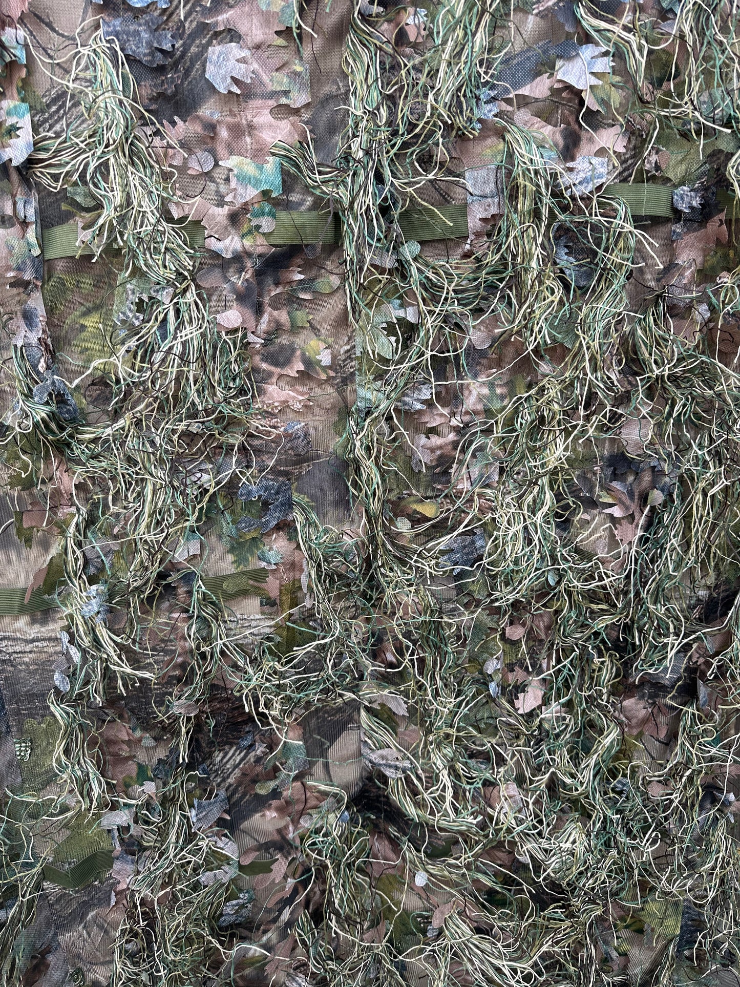 Woodland green camouflage 3D Leaf Ghillie Hide Net-2m x 1.5m