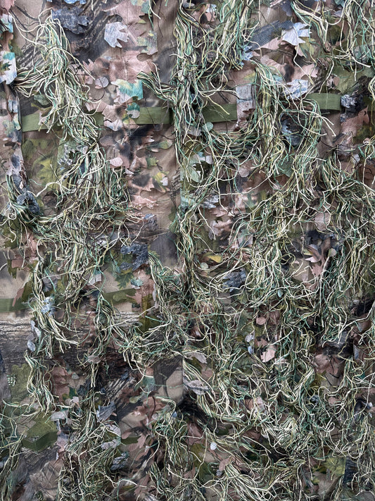 Woodland green camouflage 3D Leaf Ghillie Hide Net-2m x 1.5m