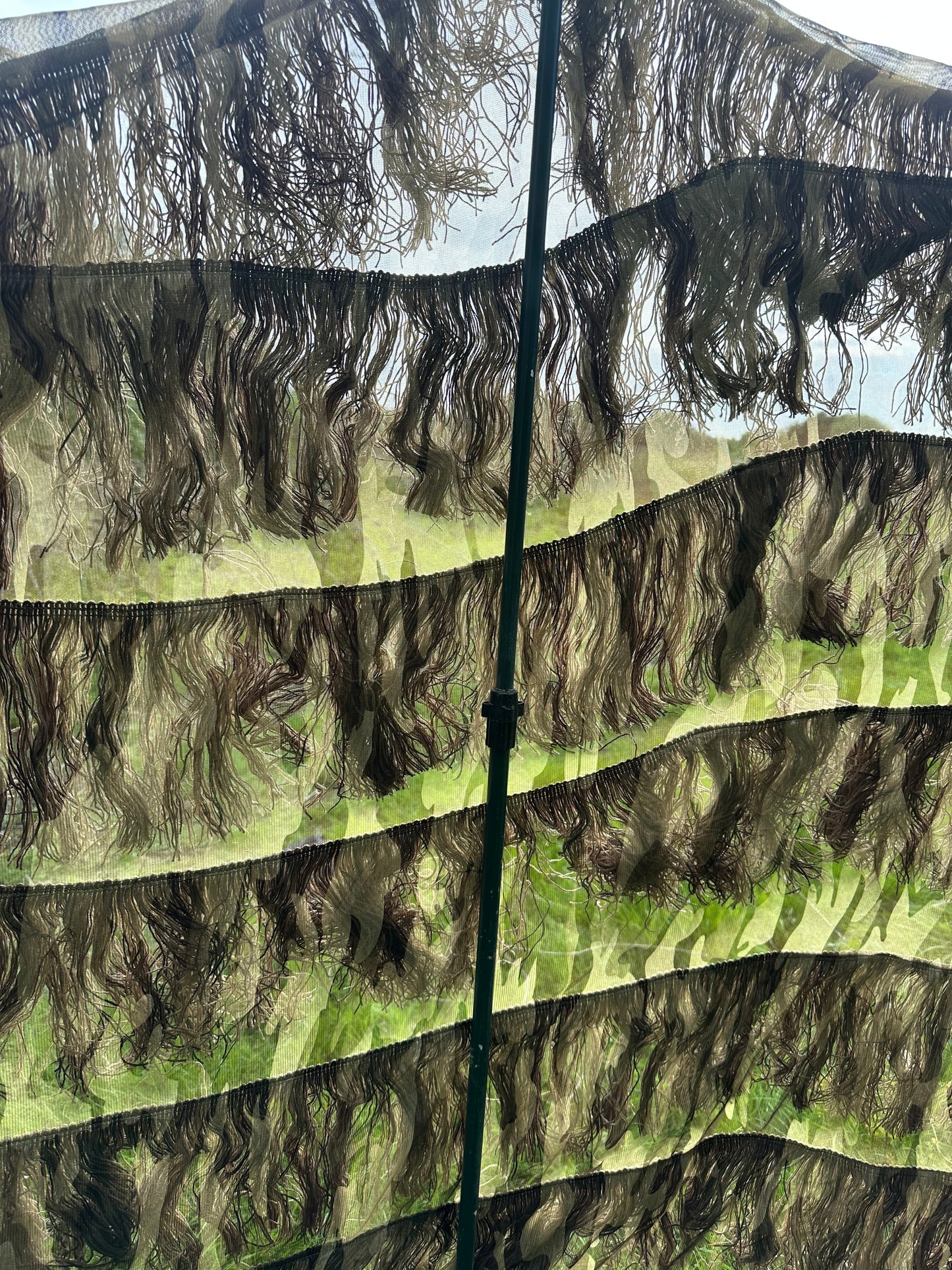 Brown Autumn Ghillie Hide Net 4mx1.5m (Hunting Shooting Blind)