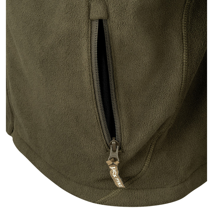 Jack Pyke waterproof fleece in Size Large Dark Olive Green