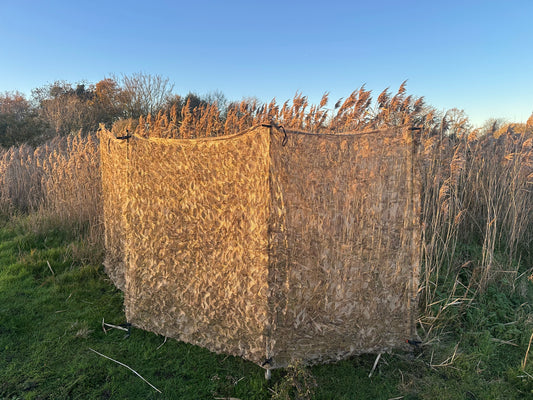 The new brown Stealth Ghost late season Camouflage 2-ply Hide Net 4mx1.5m (Hunting Blind)