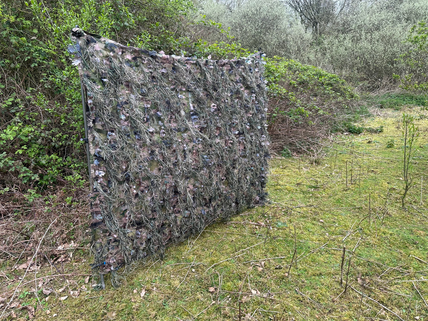 Woodland green camouflage 3D Leaf Ghillie Hide Net-2m x 1.5m