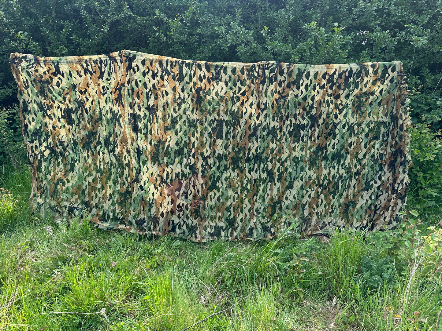 Spring Stealth green yellow brown 2-ply camouflage Hide Net 4mx1.5m (Hunting Shooting Blind)