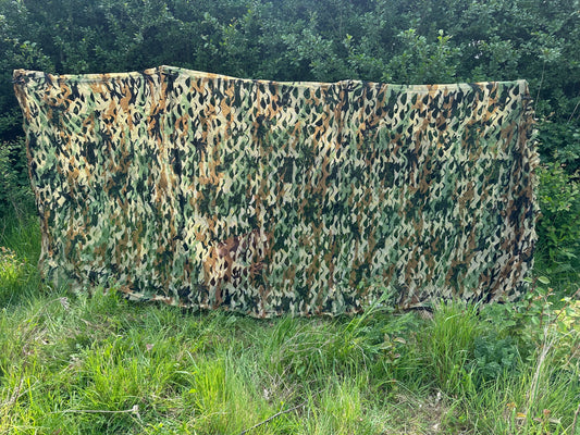 Spring Stealth green yellow brown 2-ply camouflage Hide Net 4mx1.5m (Hunting Shooting Blind)