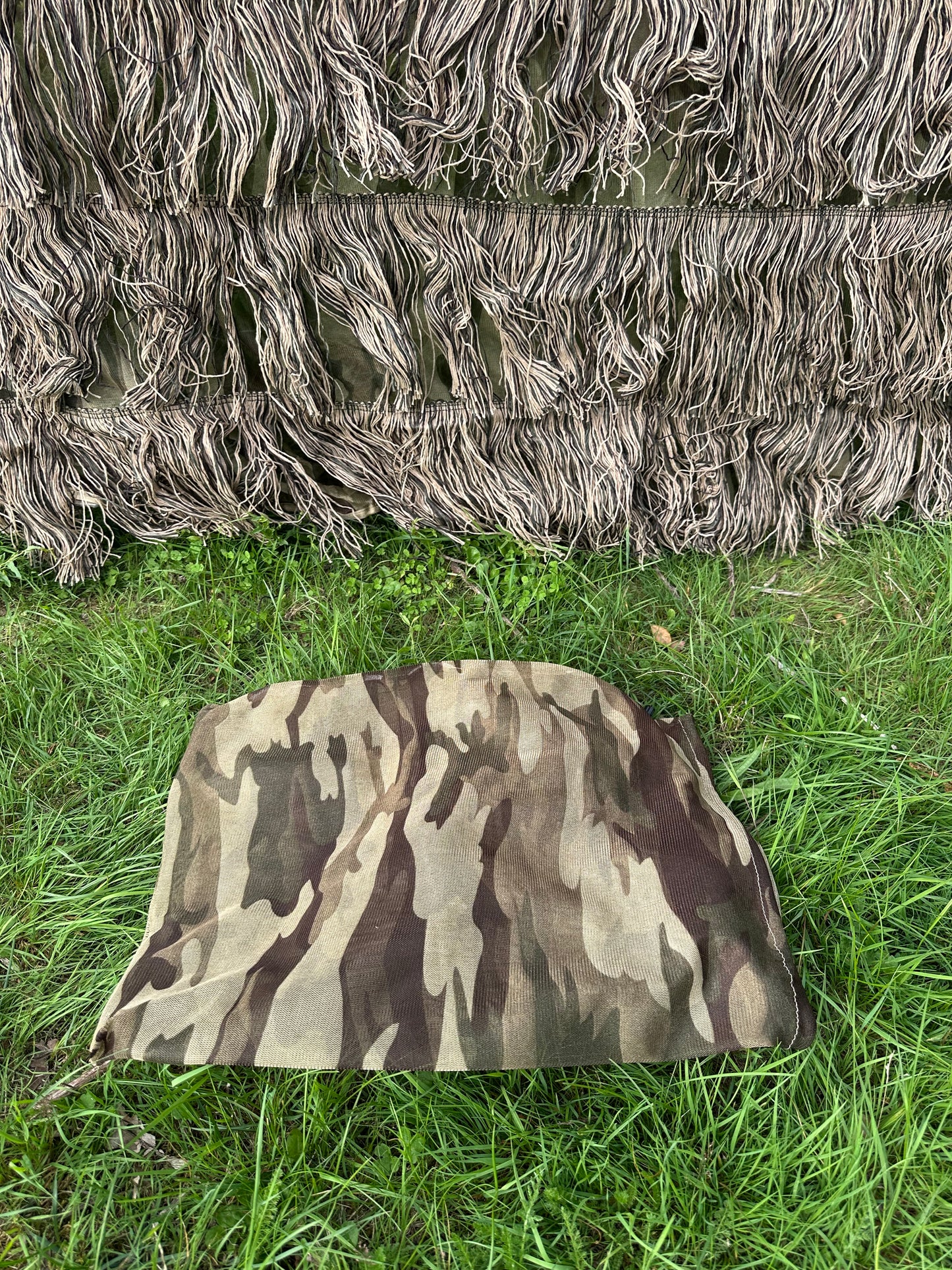 Brown Autumn Ghillie Hide Net 4mx1.5m (Hunting Shooting Blind)