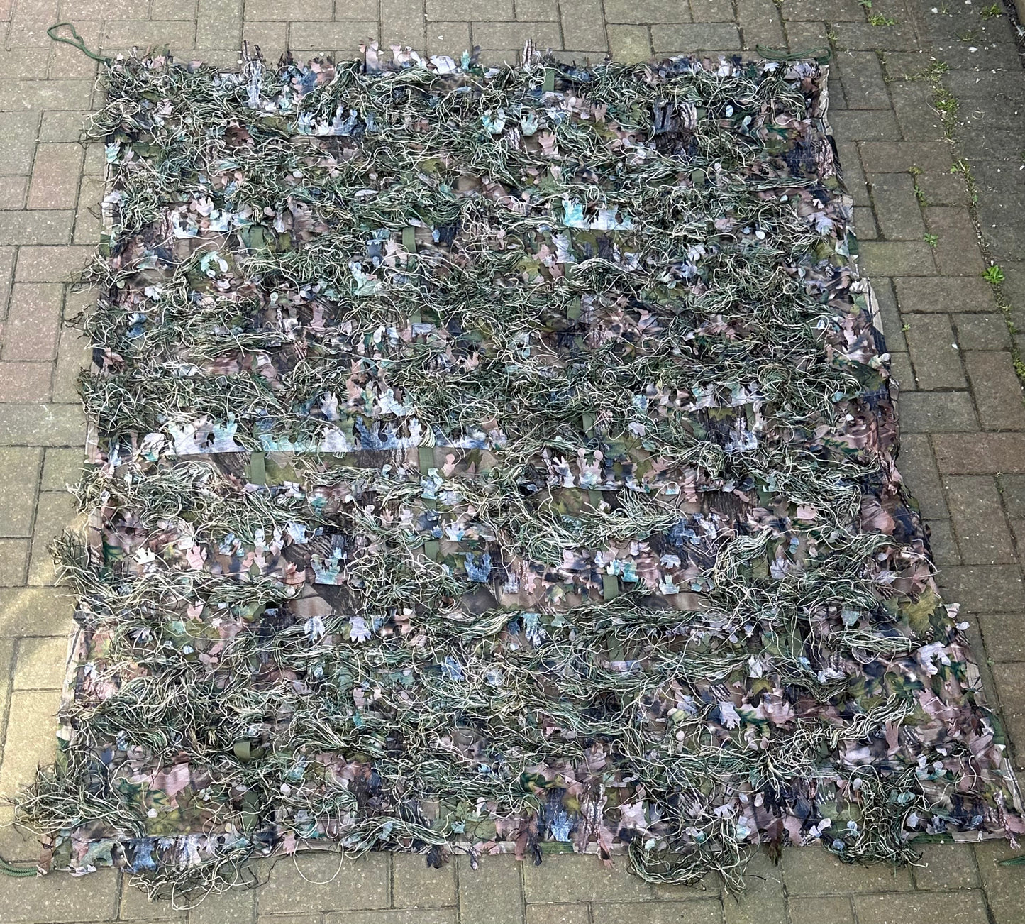 Woodland green camouflage 3D Leaf Ghillie Hide Net-2m x 1.5m