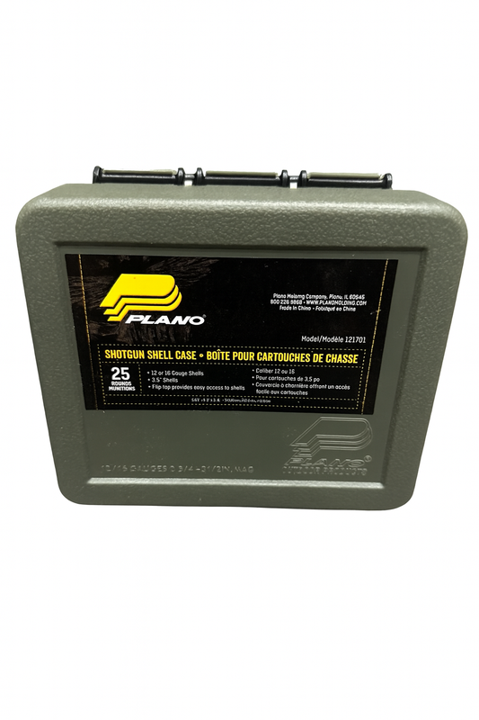 12/16 gauge Shotgun cartridge storage case for up to 3.5” shells, perfect for Wildfowling.