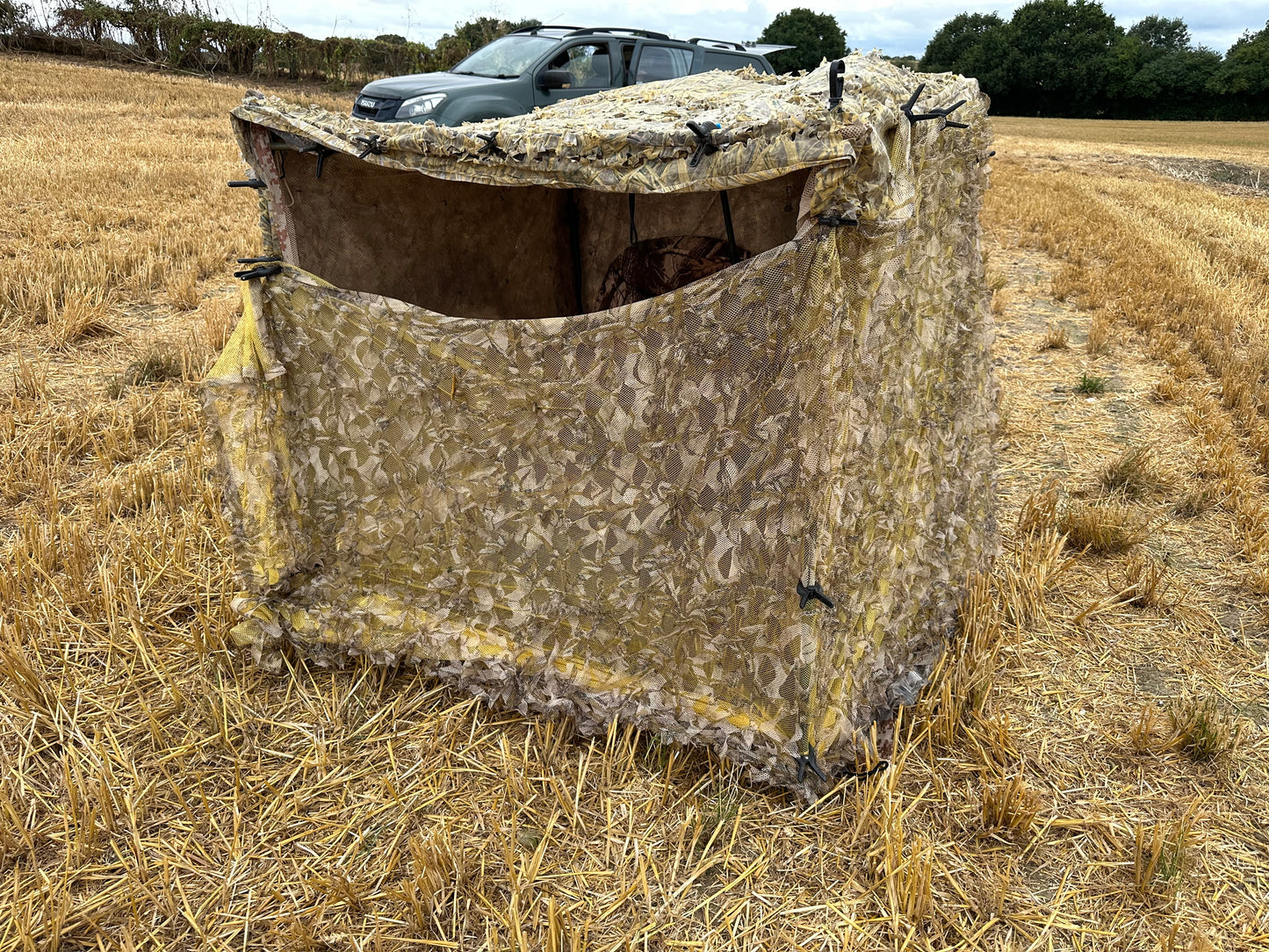 Stealth 2-ply harvest-reed camouflage hide net 4mx1.5m (Hunting Shooting Blind)