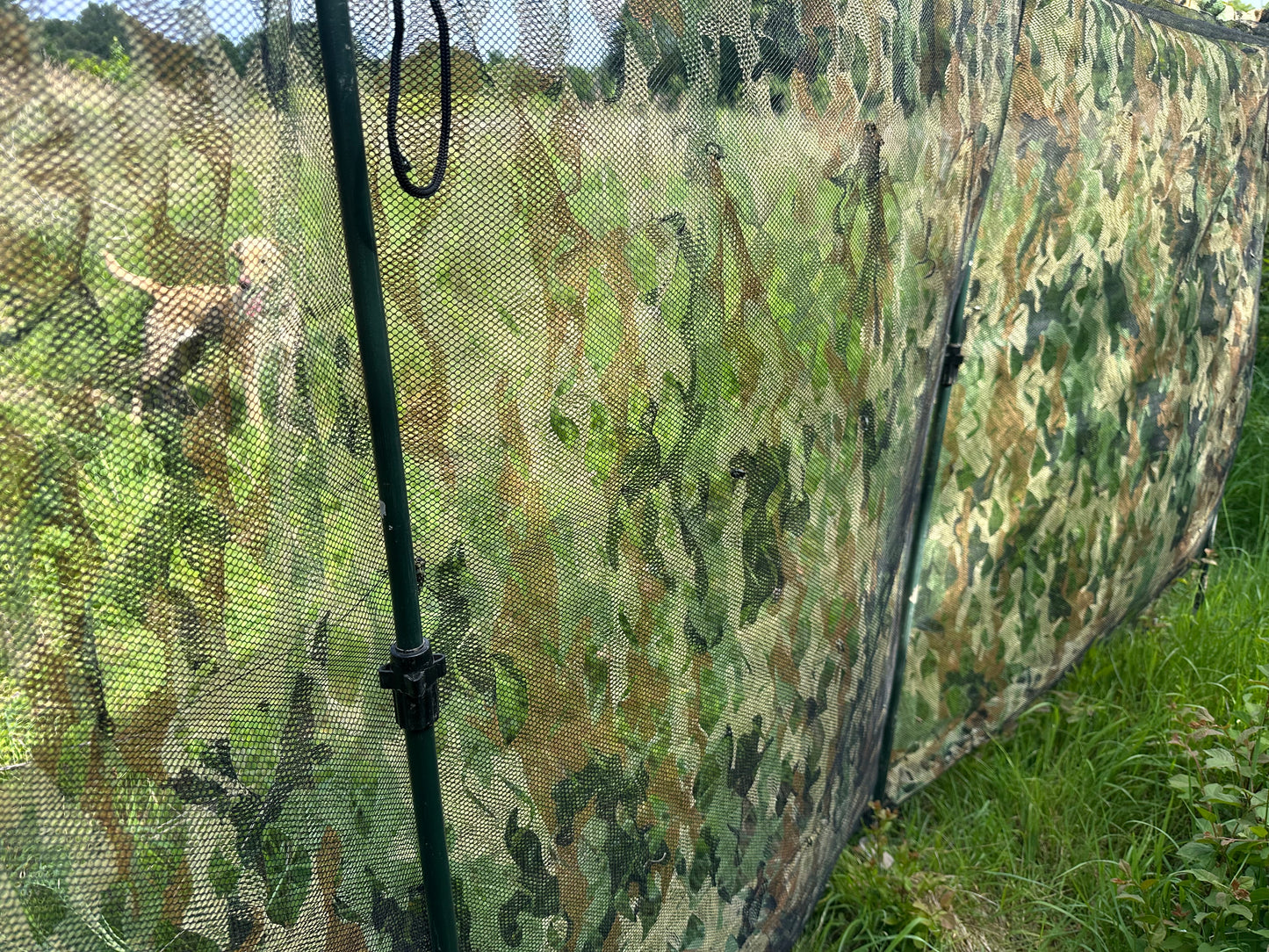 Spring Stealth green yellow brown 2-ply camouflage Hide Net 4mx1.5m (Hunting Shooting Blind)