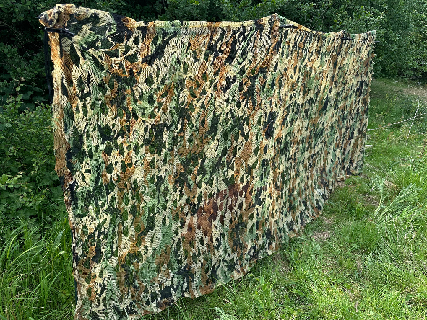 Spring Stealth green yellow brown 2-ply camouflage Hide Net 4mx1.5m (Hunting Shooting Blind)