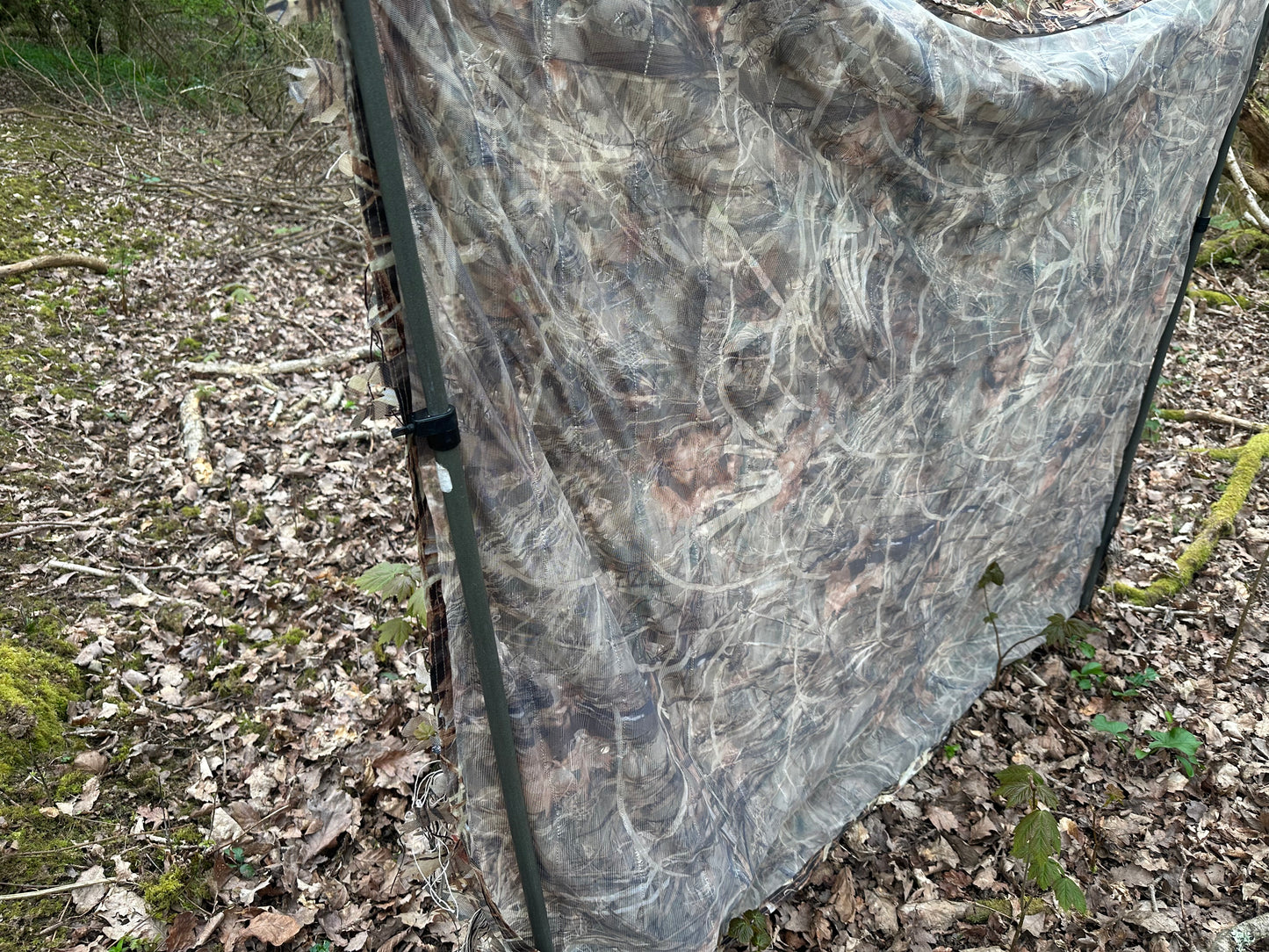 Wetland/grassland/marshland Camouflage 3D leafy ghillie Hide Net – 2m x 1.5m