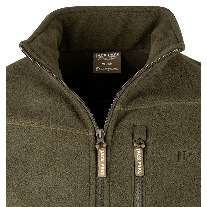 Jack Pyke waterproof fleece in Size Large Dark Olive Green
