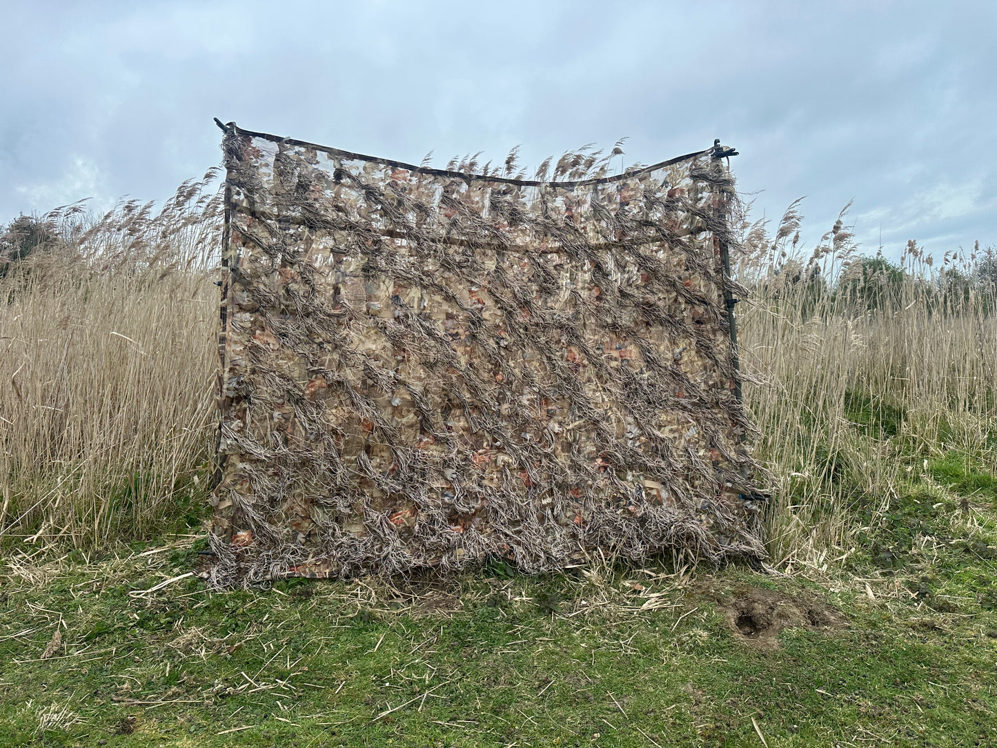 Wetland/grassland/marshland Camouflage 3D leafy ghillie Hide Net – 2m x 1.5m