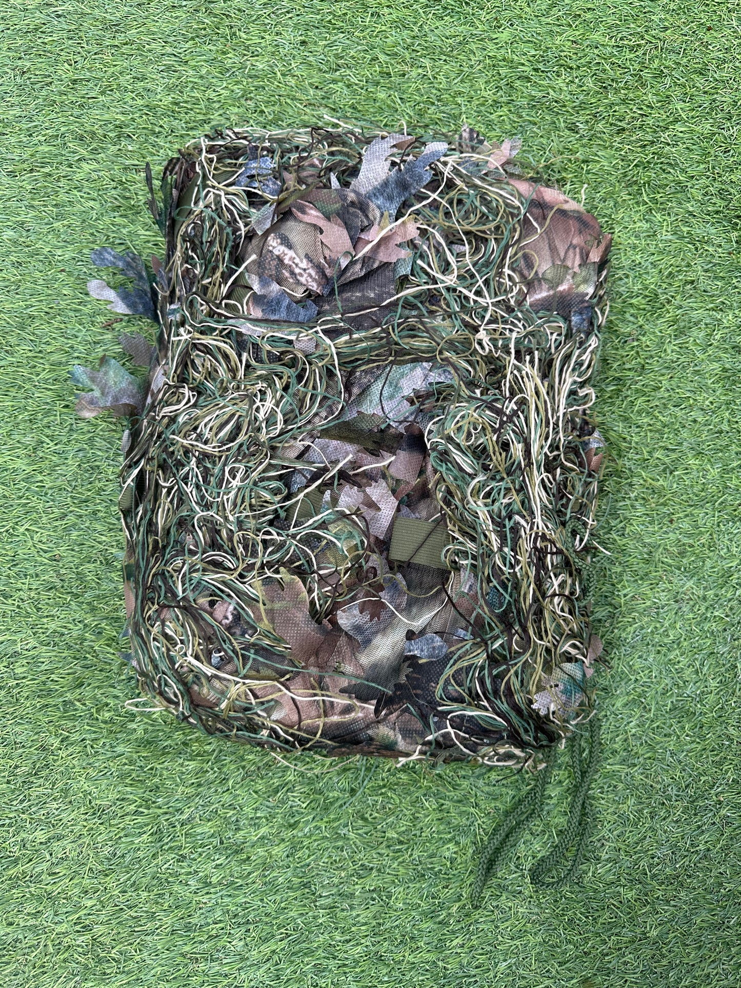 Woodland green camouflage 3D Leaf Ghillie Hide Net-2m x 1.5m