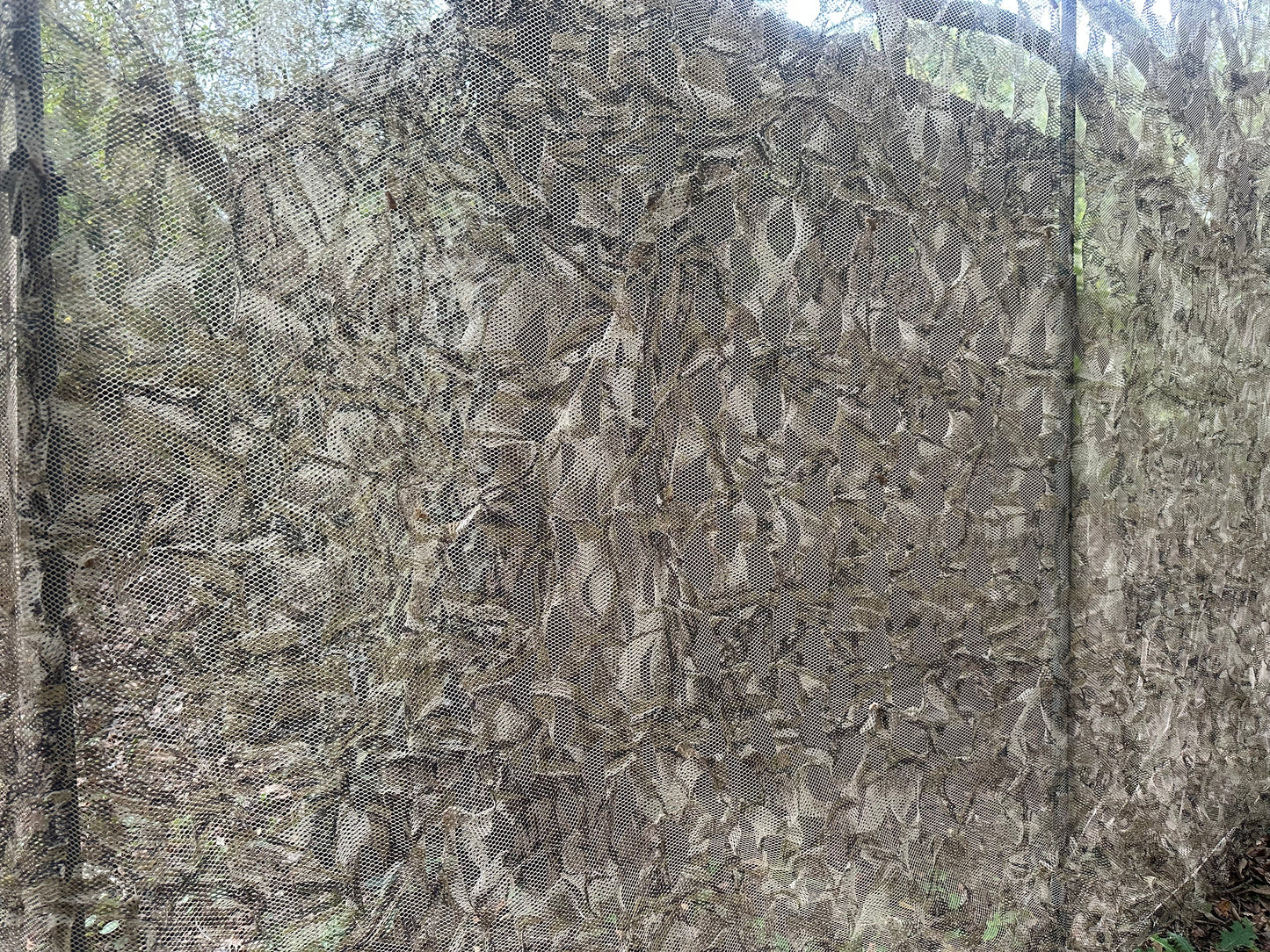 The new brown Stealth Ghost late season Camouflage 2-ply Hide Net 4mx1.5m (Hunting Blind)