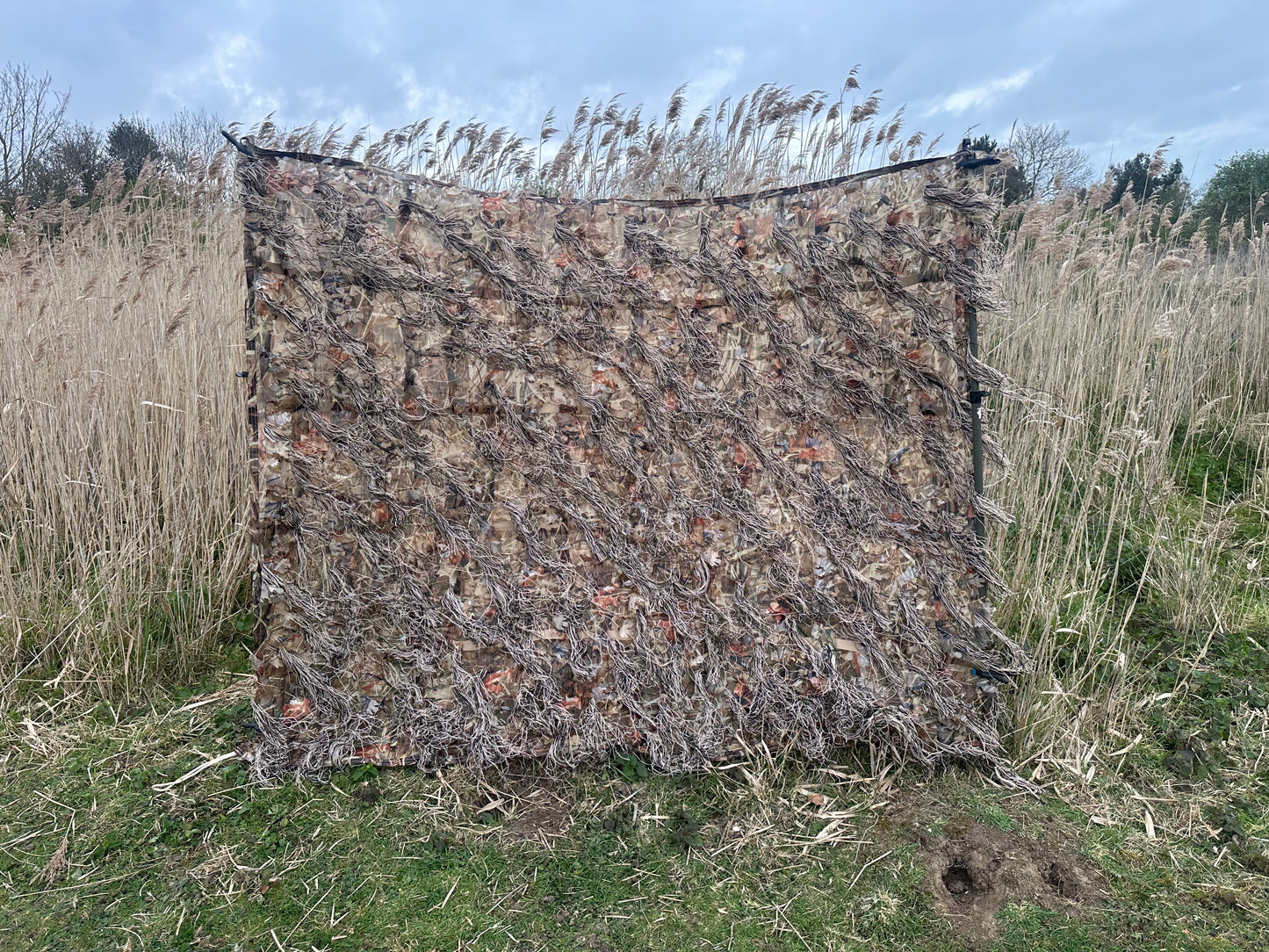 Wetland/grassland/marshland Camouflage 3D leafy ghillie Hide Net – 2m x 1.5m
