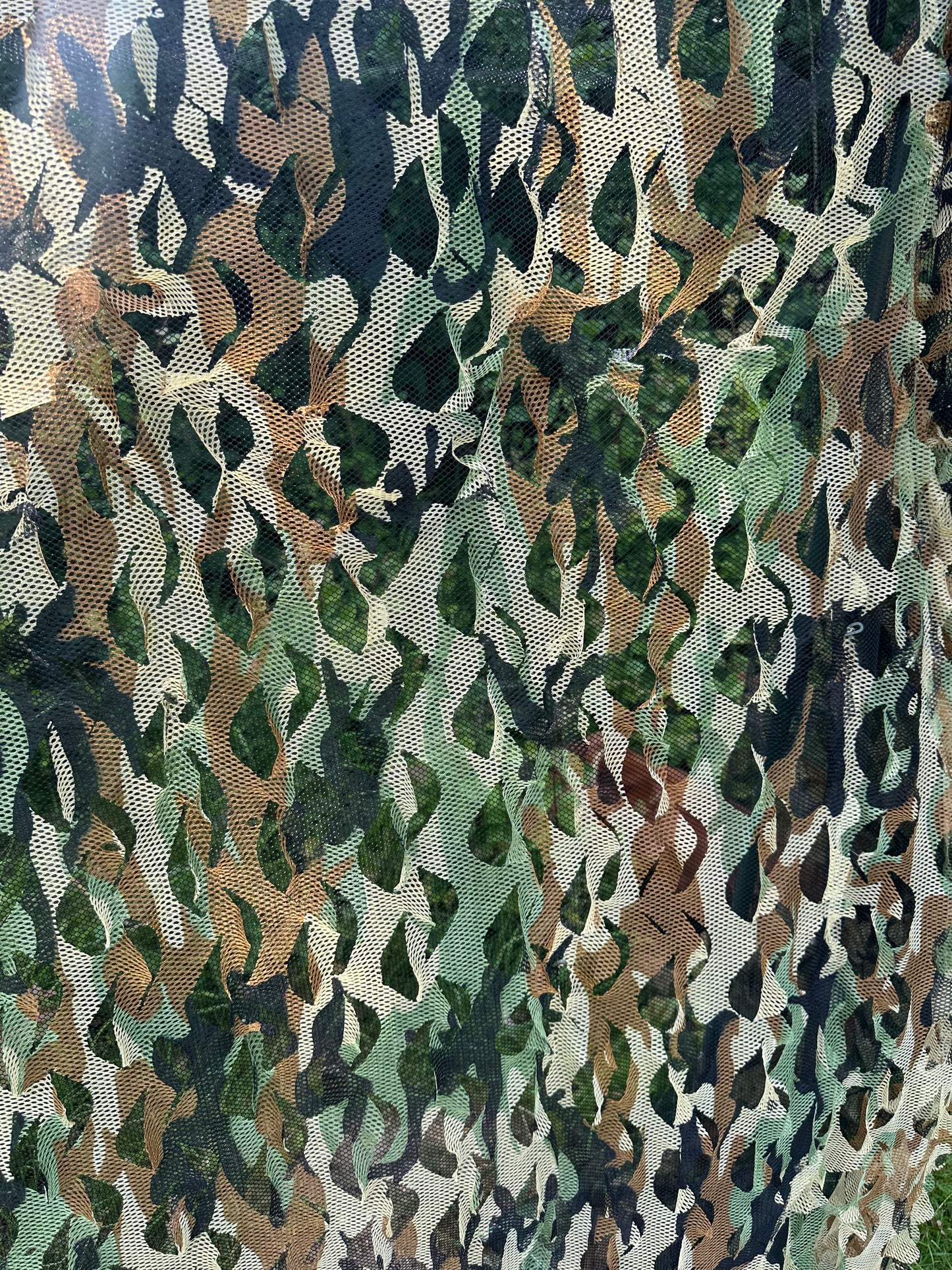 Spring Stealth green yellow brown 2-ply camouflage Hide Net 4mx1.5m (Hunting Shooting Blind)