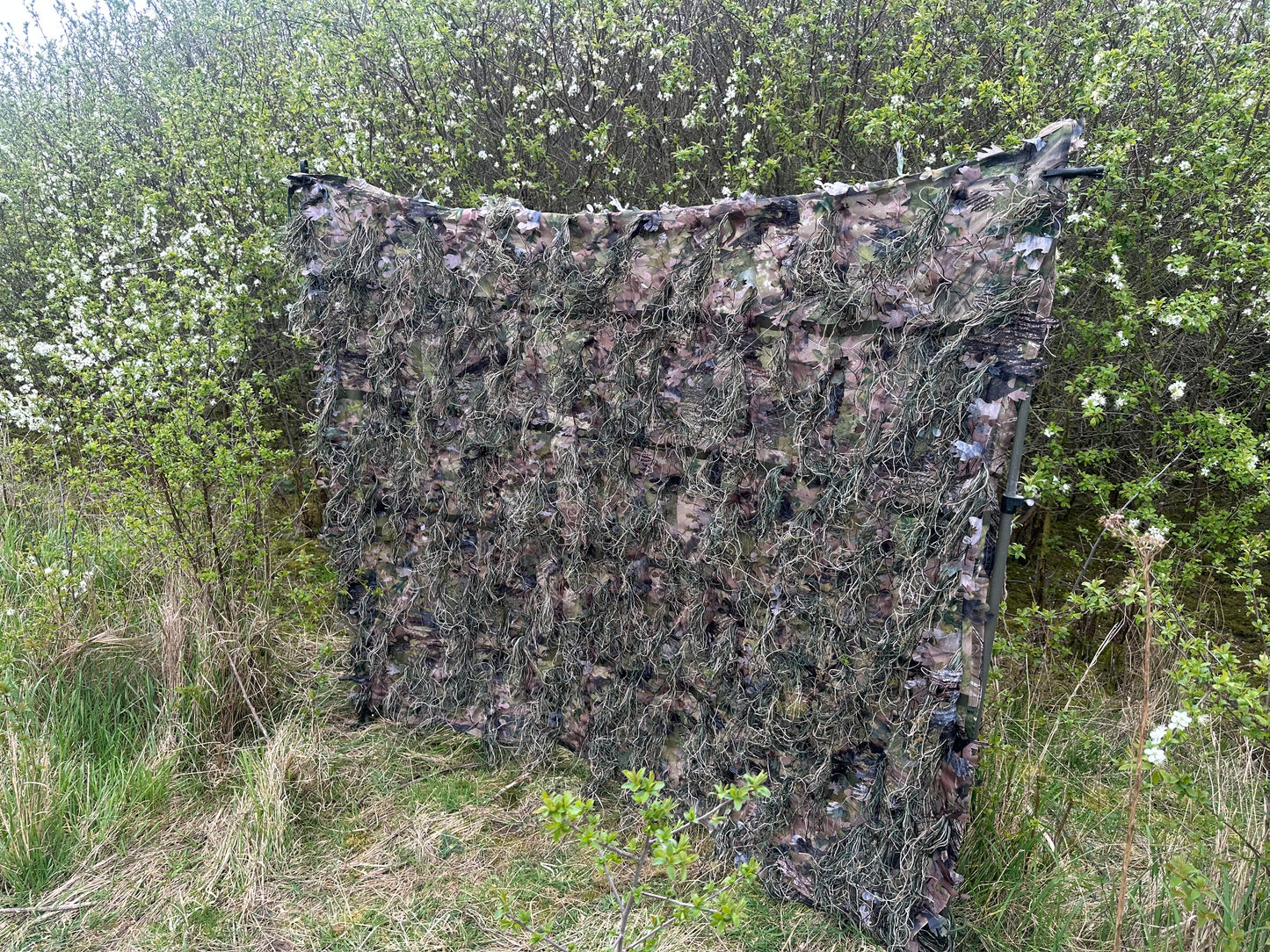 Woodland green camouflage 3D Leaf Ghillie Hide Net-2m x 1.5m