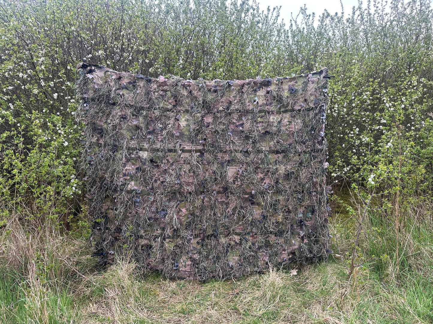 Woodland green camouflage 3D Leaf Ghillie Hide Net-2m x 1.5m