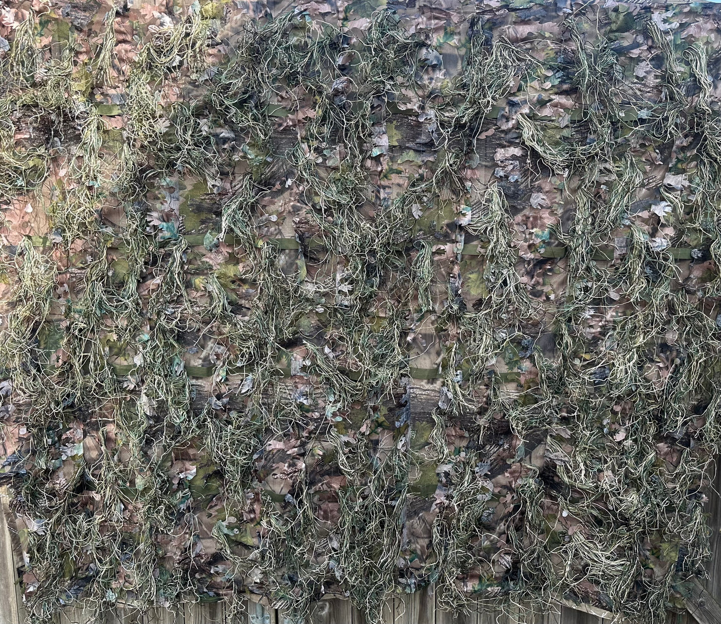 Woodland green camouflage 3D Leaf Ghillie Hide Net-2m x 1.5m
