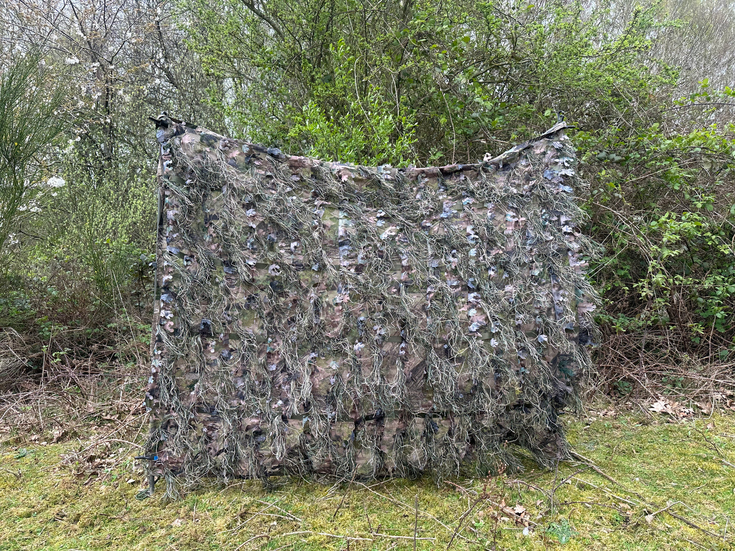 Woodland green camouflage 3D Leaf Ghillie Hide Net-2m x 1.5m