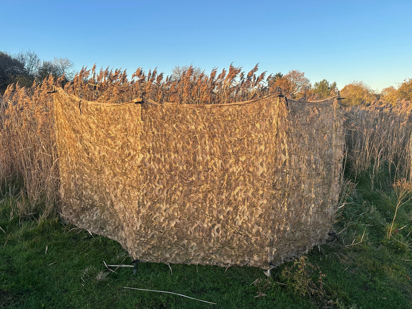 The new brown Stealth Ghost late season Camouflage 2-ply Hide Net 4mx1.5m (Hunting Blind)