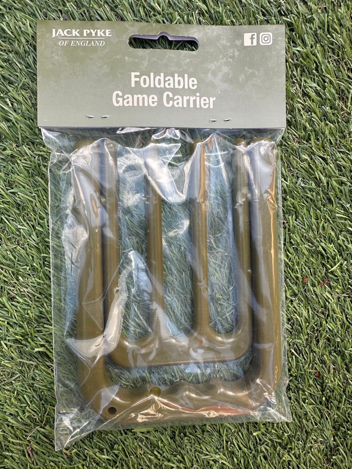 Jack Pyke Foldable Game Bird Carrier Green